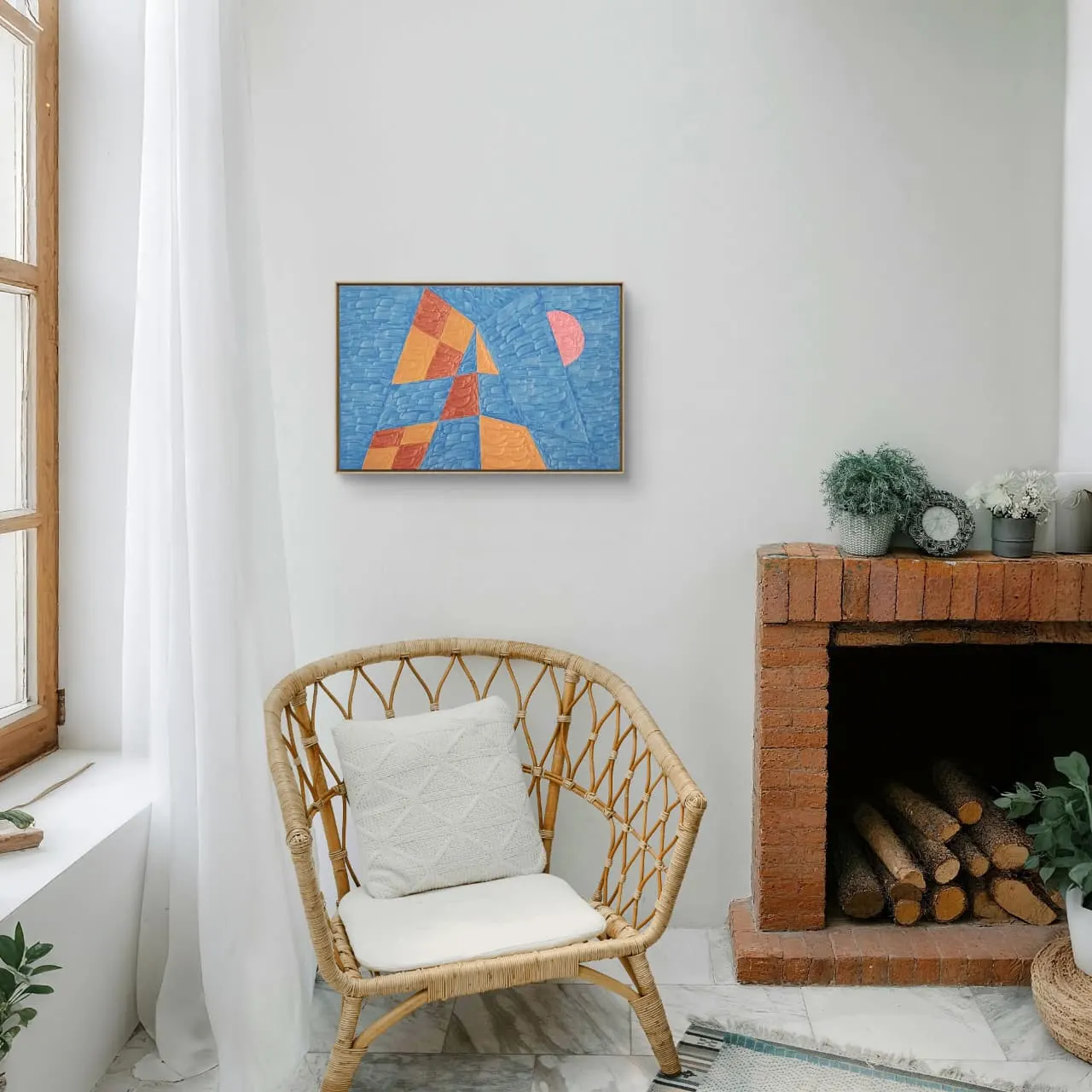 Têmpera Sobre Tela - 40 x 60 - Zi Facella