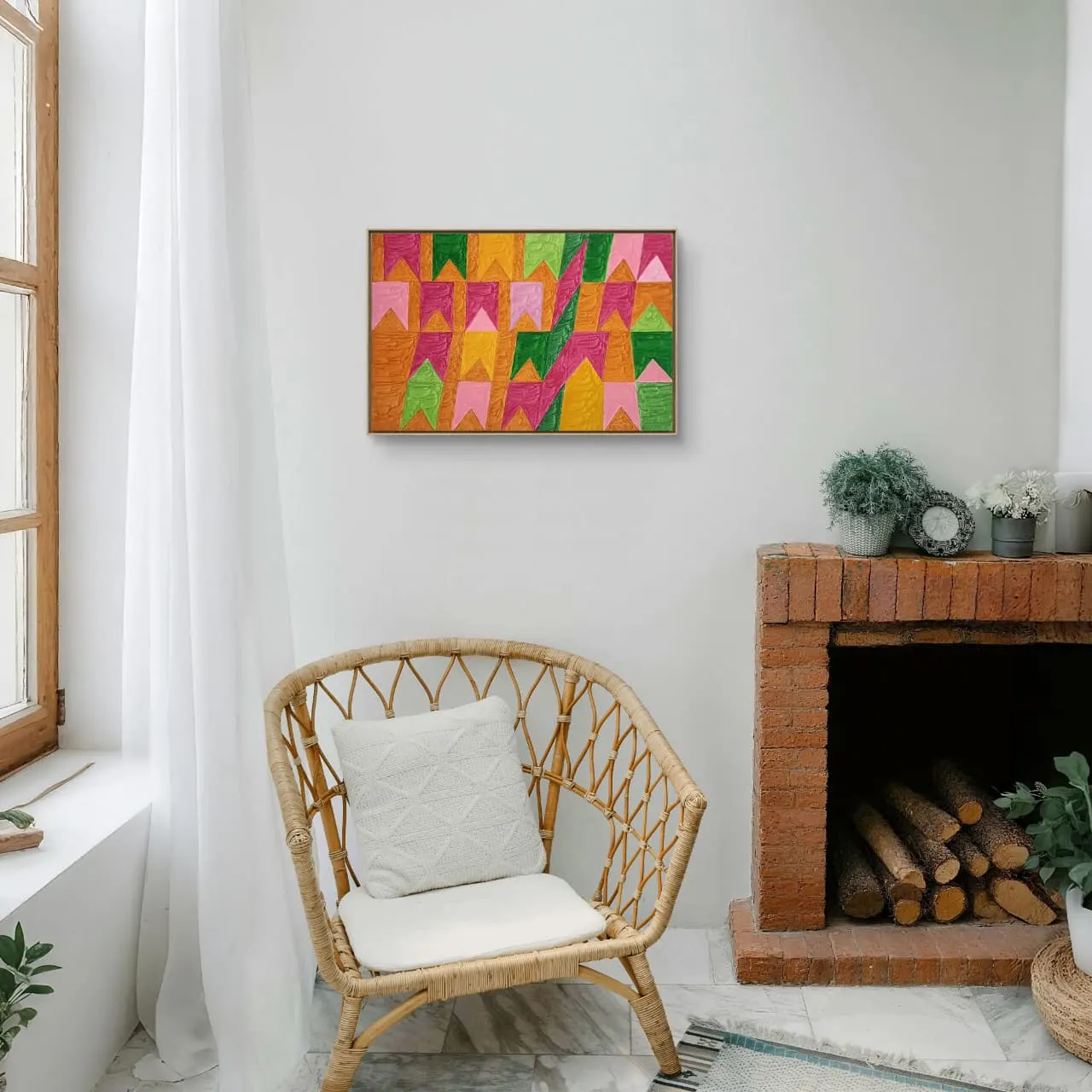 Têmpera Sobre Tela - 40 x 60 - Zi Facella