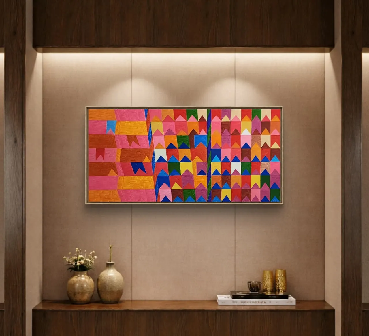 Têmpera Sobre Tela - 70 x 140 - Zi Facella