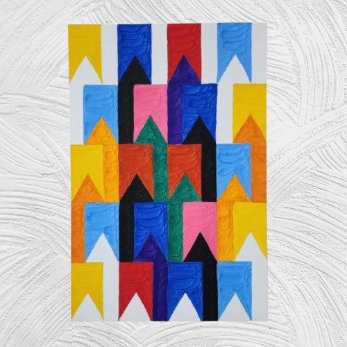 Têmpera Sobre Tela - 60 x 40 - Zi Facella