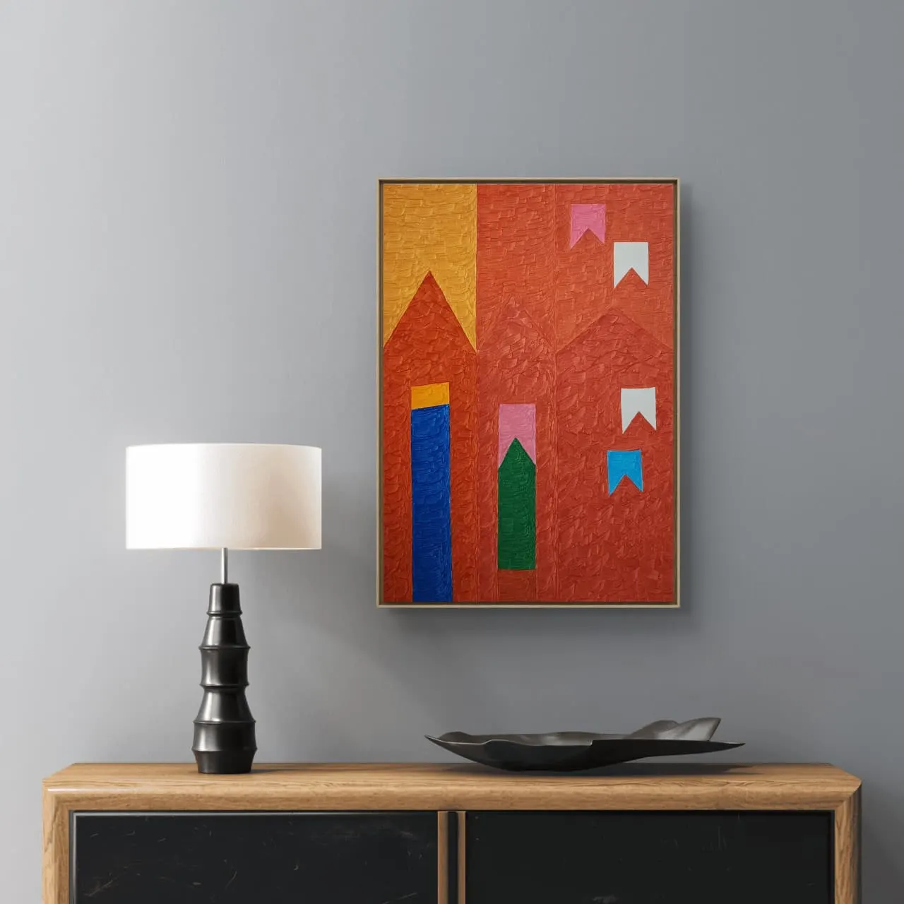 Têmpera Sobre Tela - 85 x 60 - Zi Facella