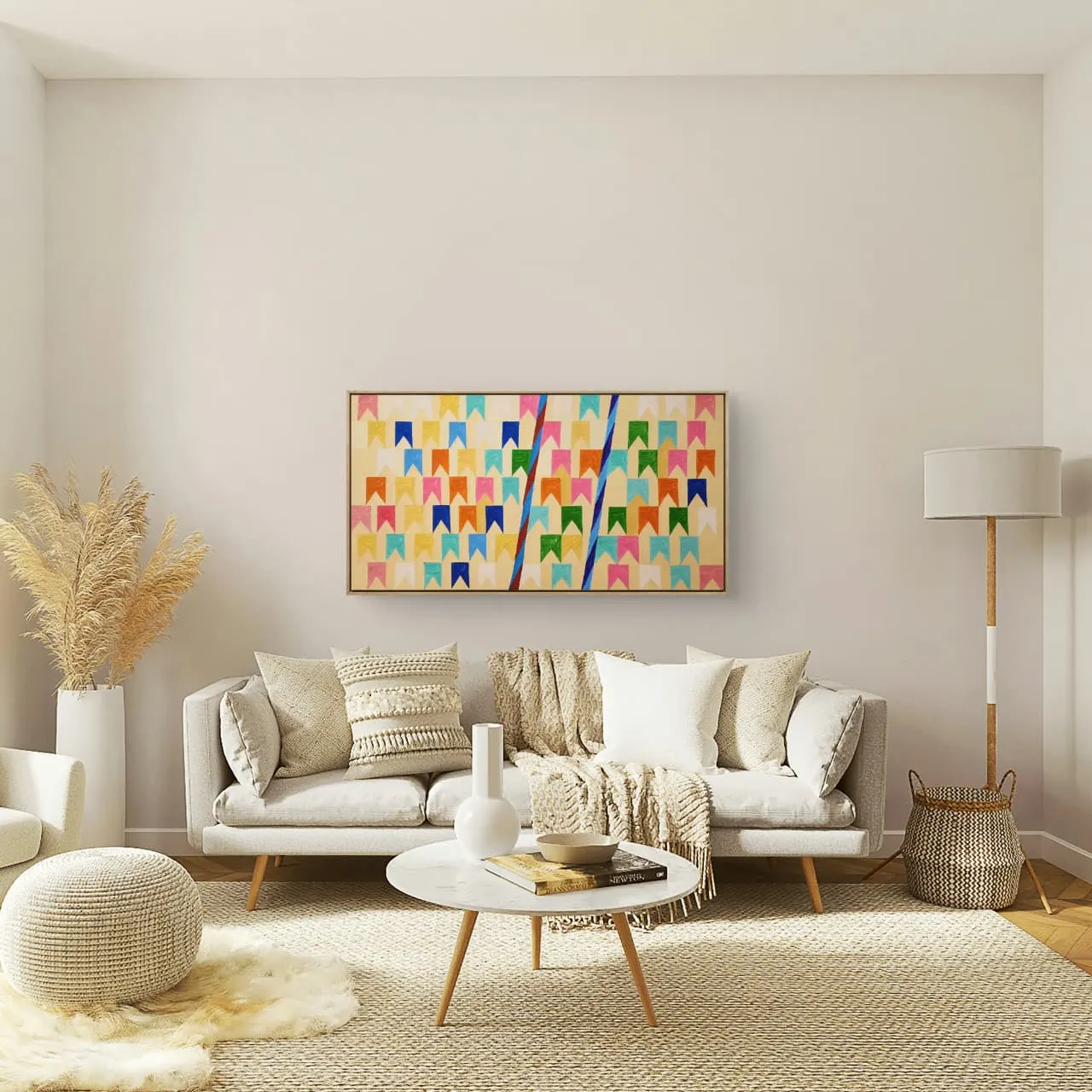 Têmpera Sobre Tela - 80 x 150