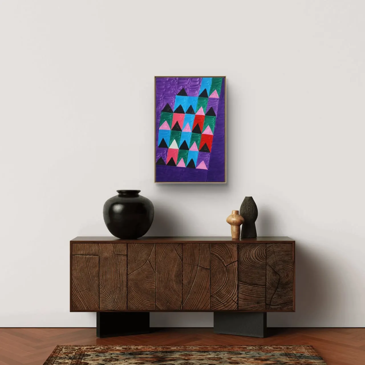 Têmpera Sobre Tela - 60 x 40 - Zi Facella