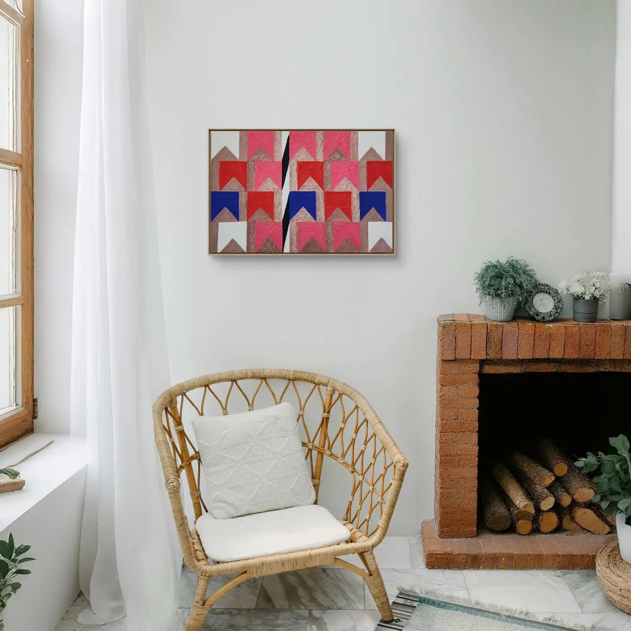 Têmpera Sobre Tela - 40 x 60 - Zi Facella