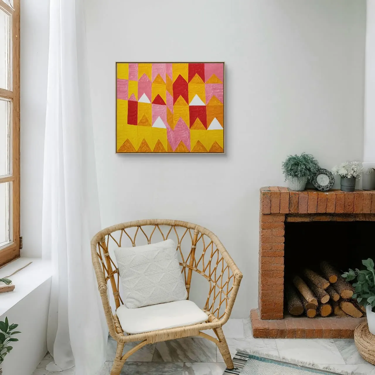 Têmpera Sobre Tela - 50 x 60 - Zi Facella