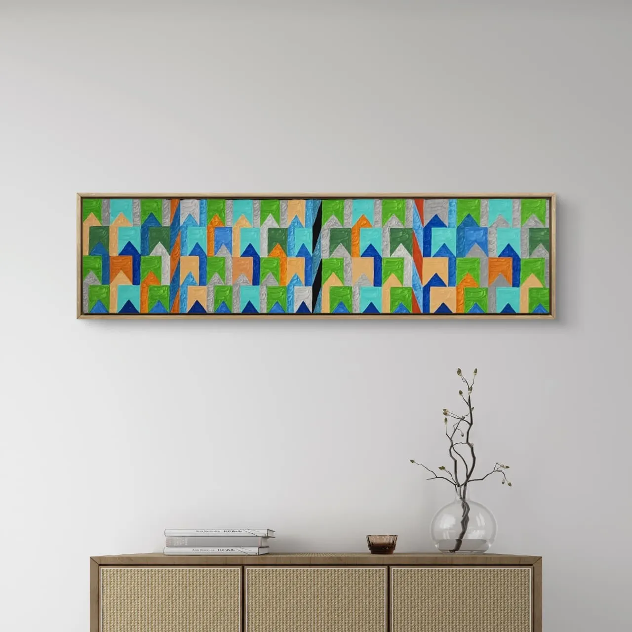 Têmpera Sobre Tela - 40 x 160