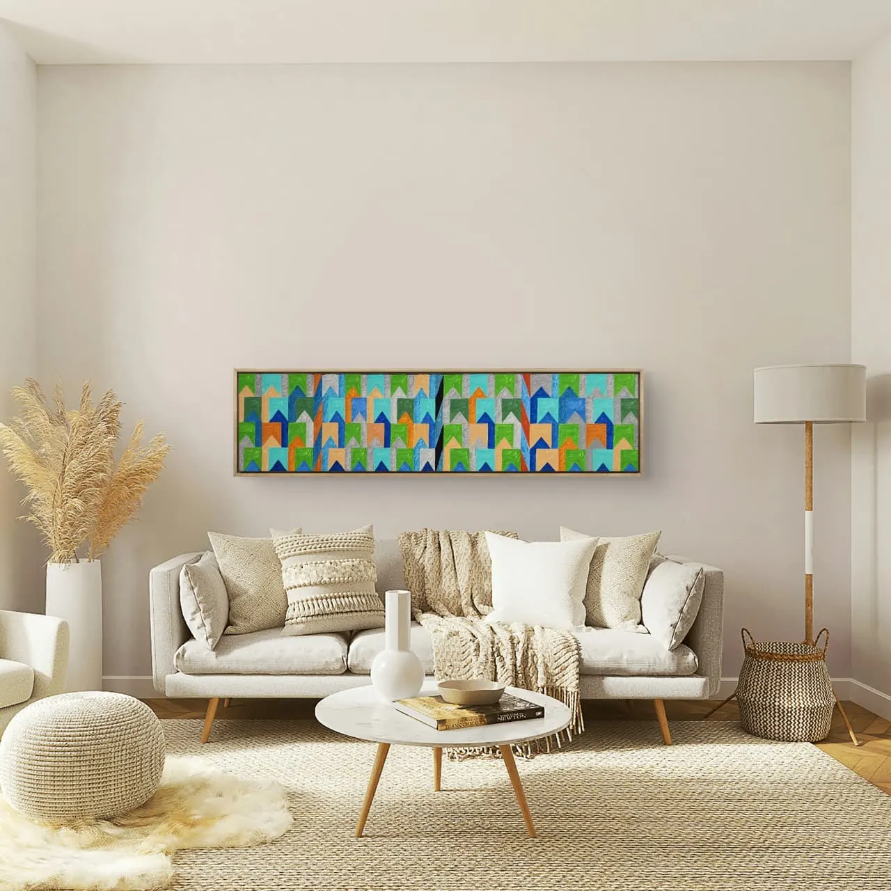 Têmpera Sobre Tela - 40 x 160