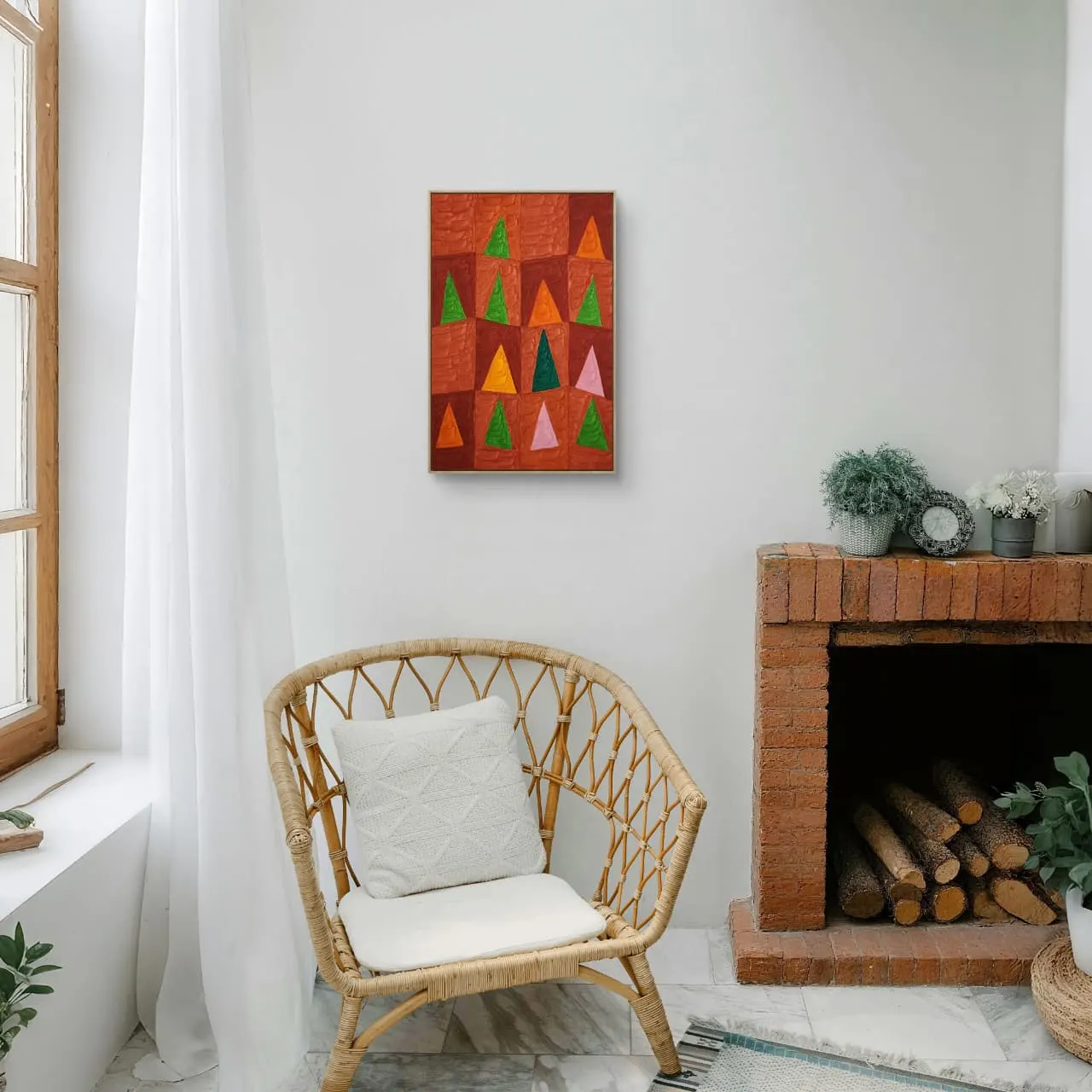 Têmpera Sobre Tela - 60 x 40