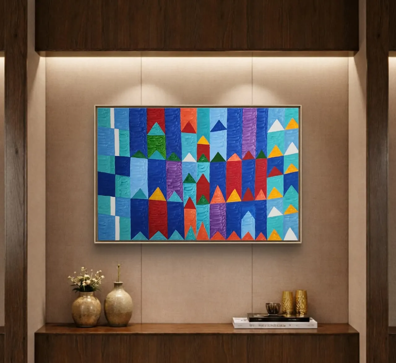 Têmpera Sobre Tela - 80 x 120 - Zi Facella