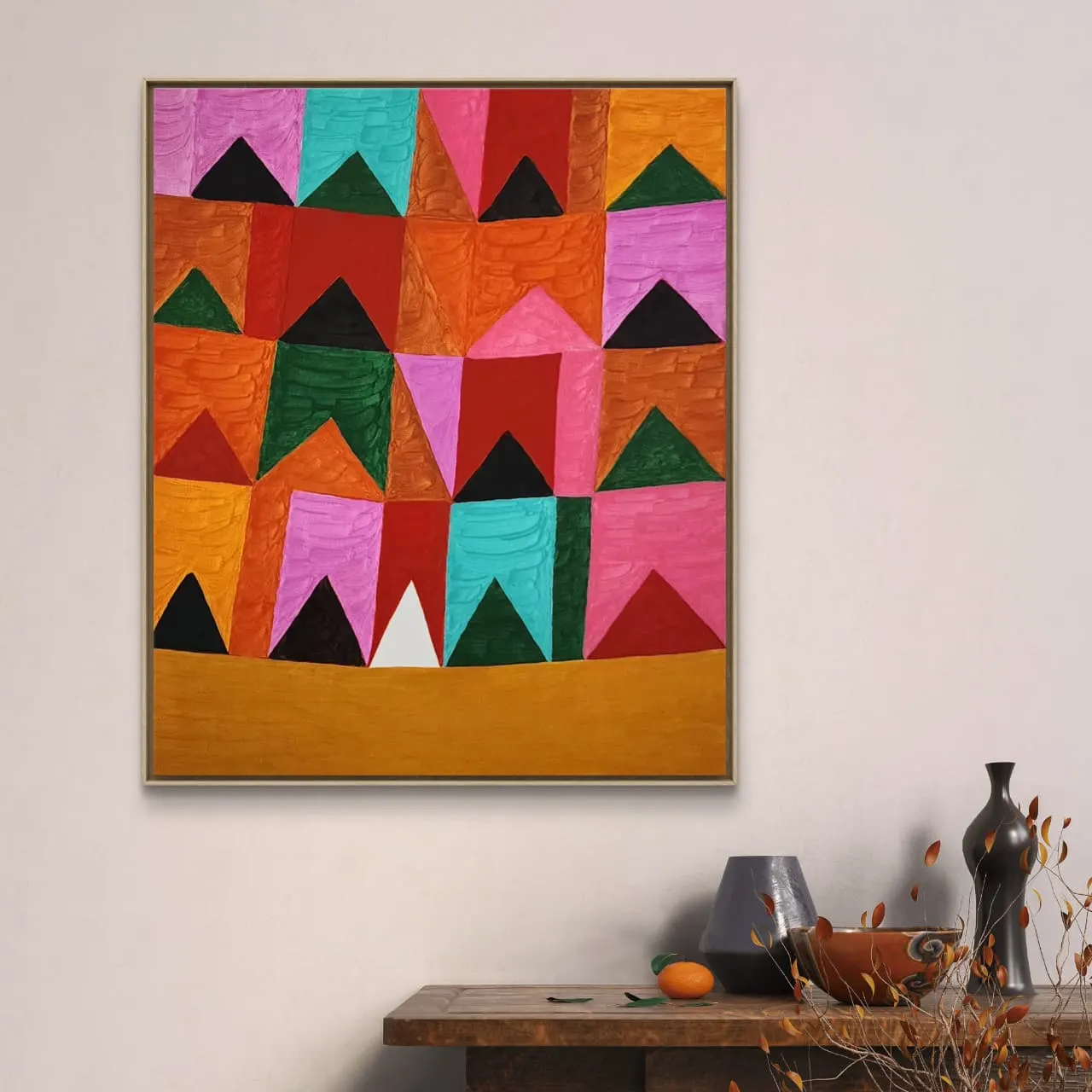 Têmpera Sobre Tela - 50 x 60 - Zi Facella