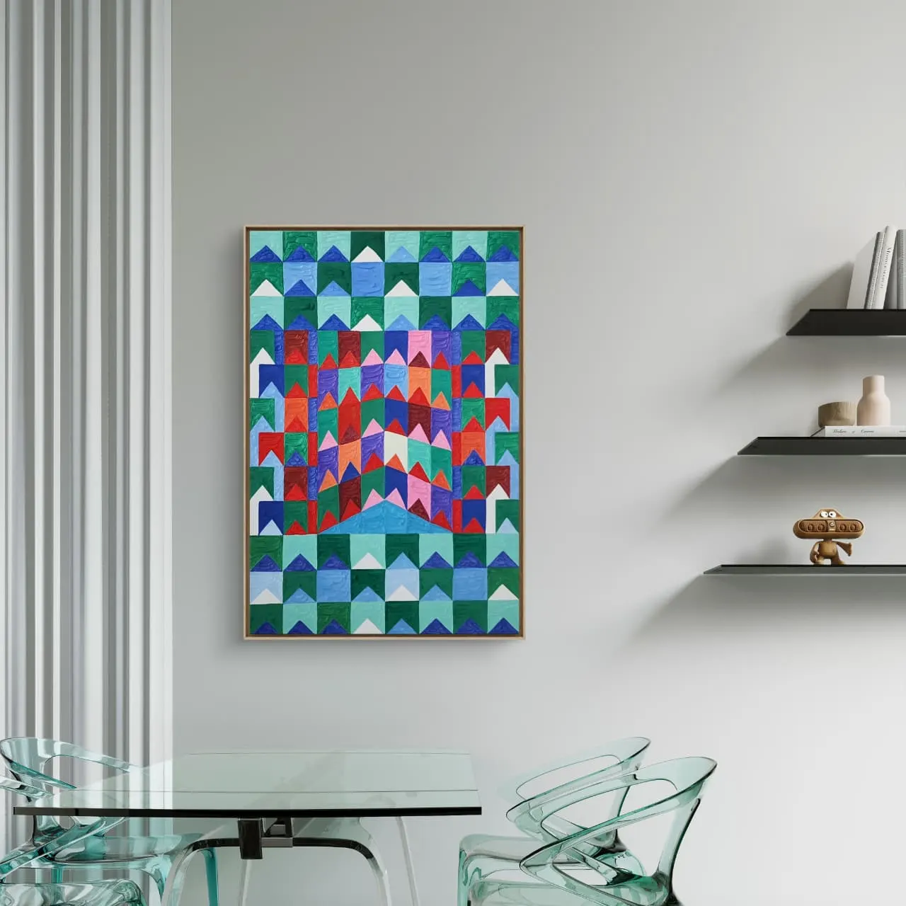Têmpera Sobre Tela - 120 x 80 - Zi Facella 2025