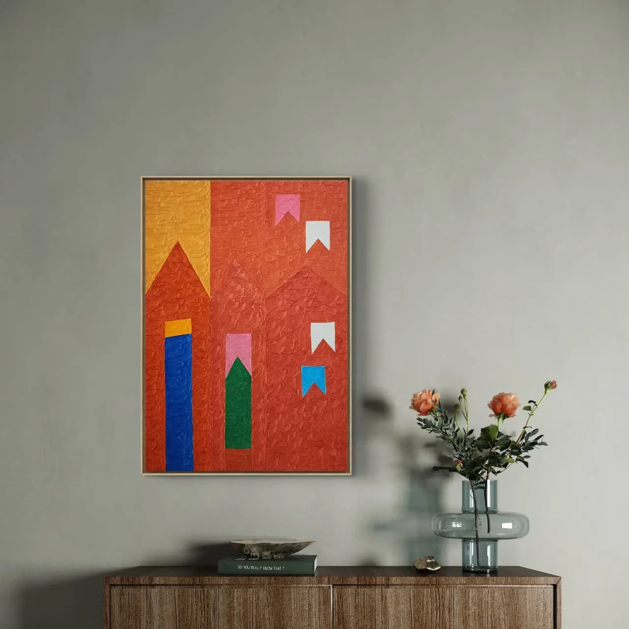 Têmpera Sobre Tela - 85 x 60 - Zi Facella