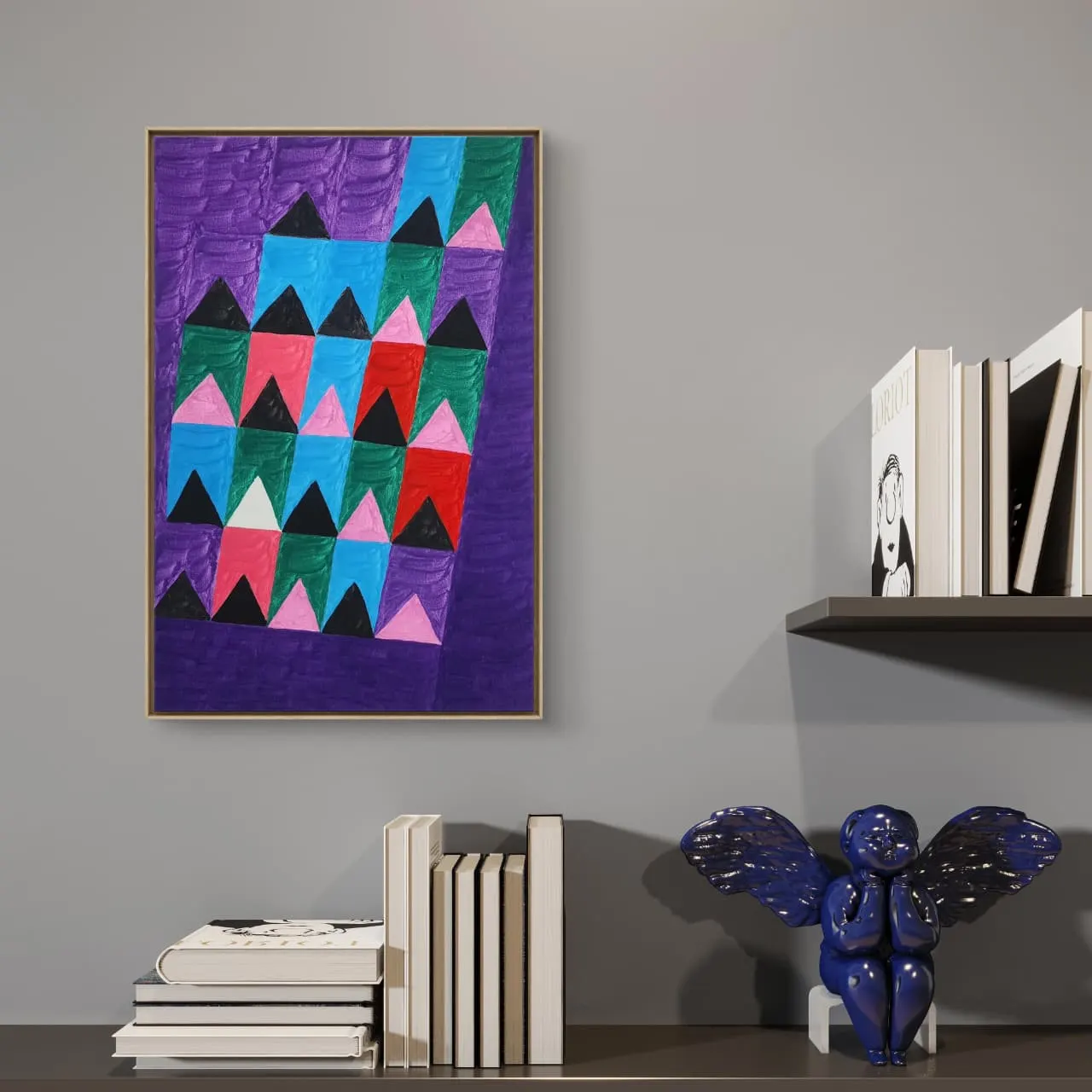 Têmpera Sobre Tela - 60 x 40 - Zi Facella