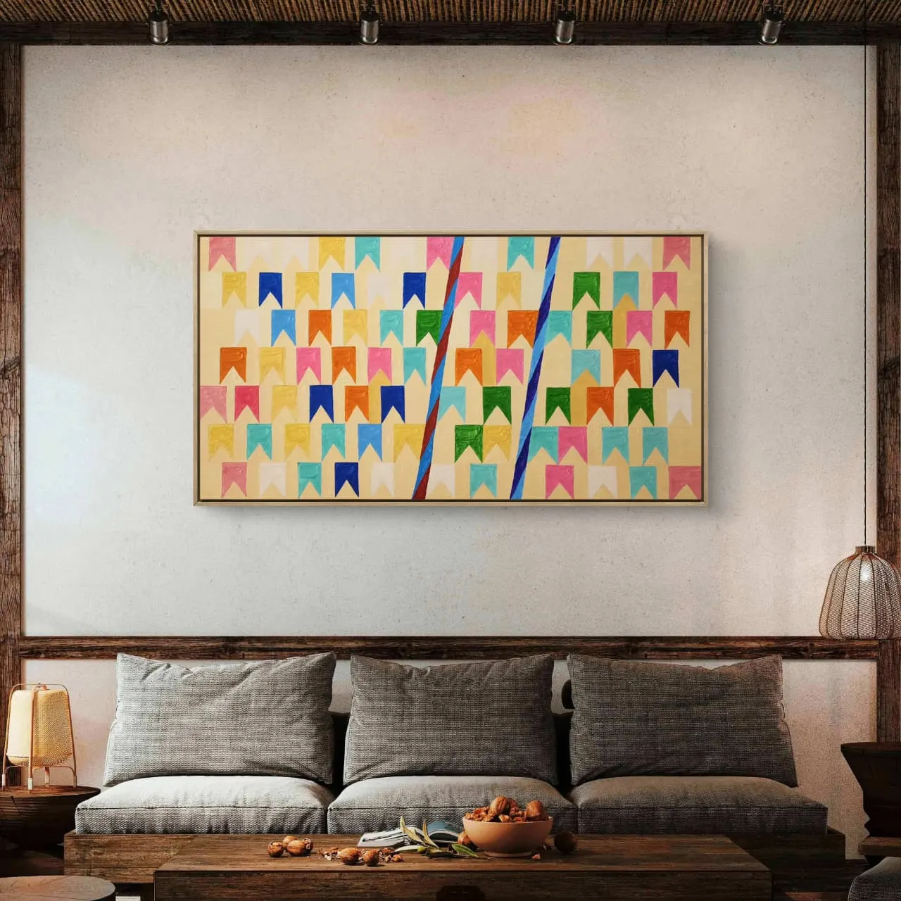 Têmpera Sobre Tela - 80 x 150