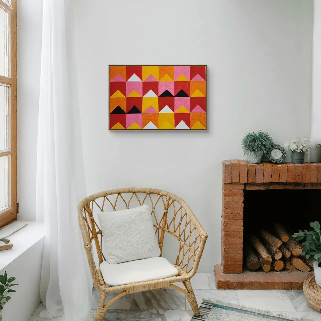 Têmpera Sobre Tela - 40 x 60 - Zi Facella