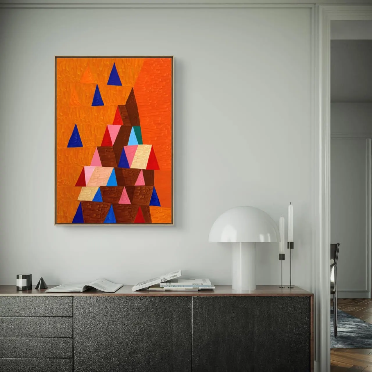 Têmpera Sobre Tela - 100 x 70 - Zi Facella