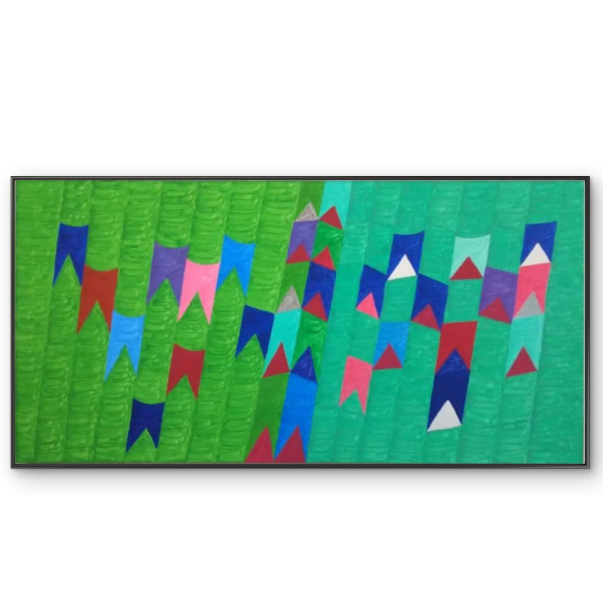 Têmpera Sobre Tela - 70 x 140 - Zi Facella