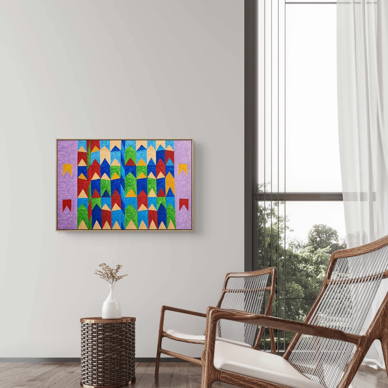Têmpera Sobre Tela - 80 x 120