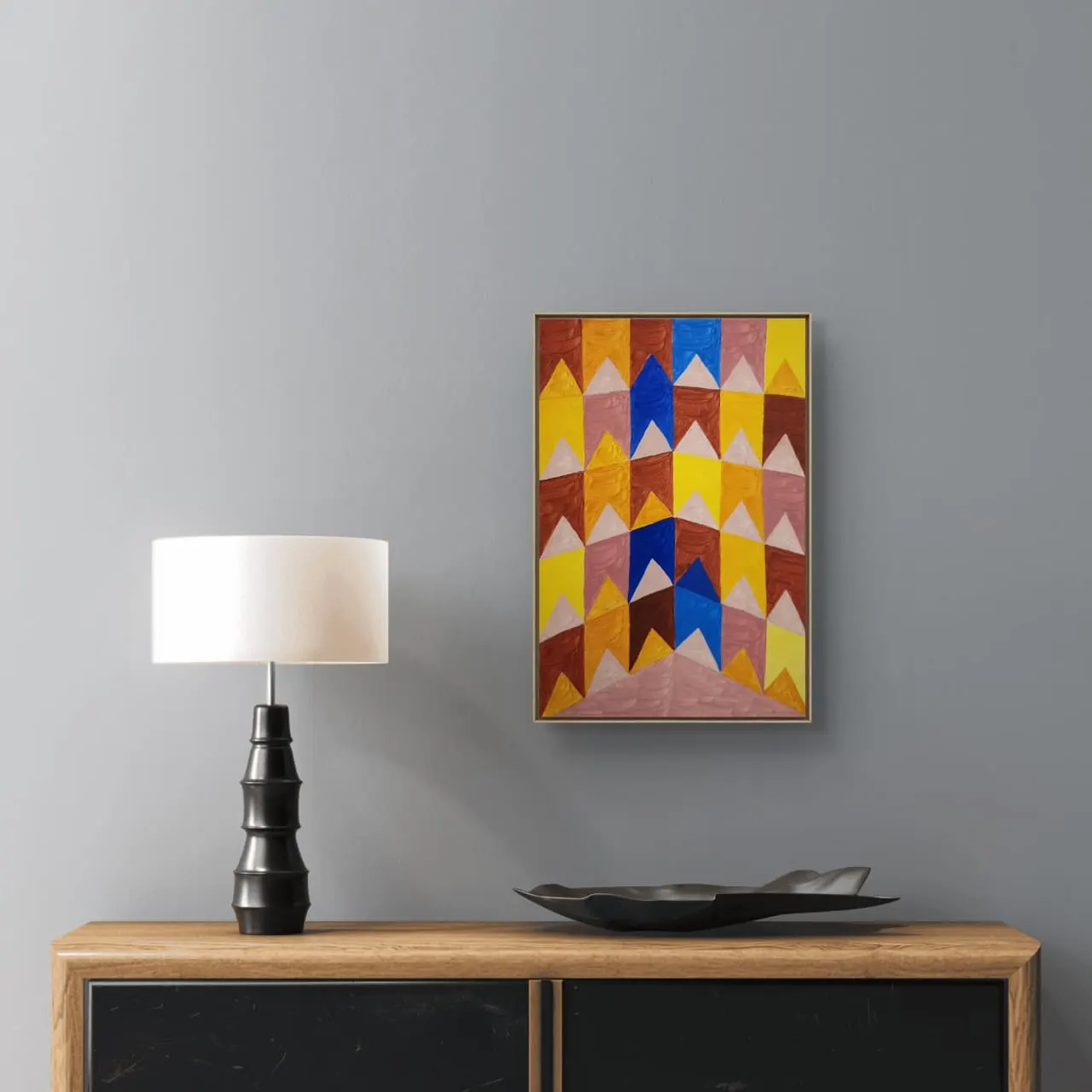 Têmpera Sobre Tela - 60 x 40 - Zi Facella