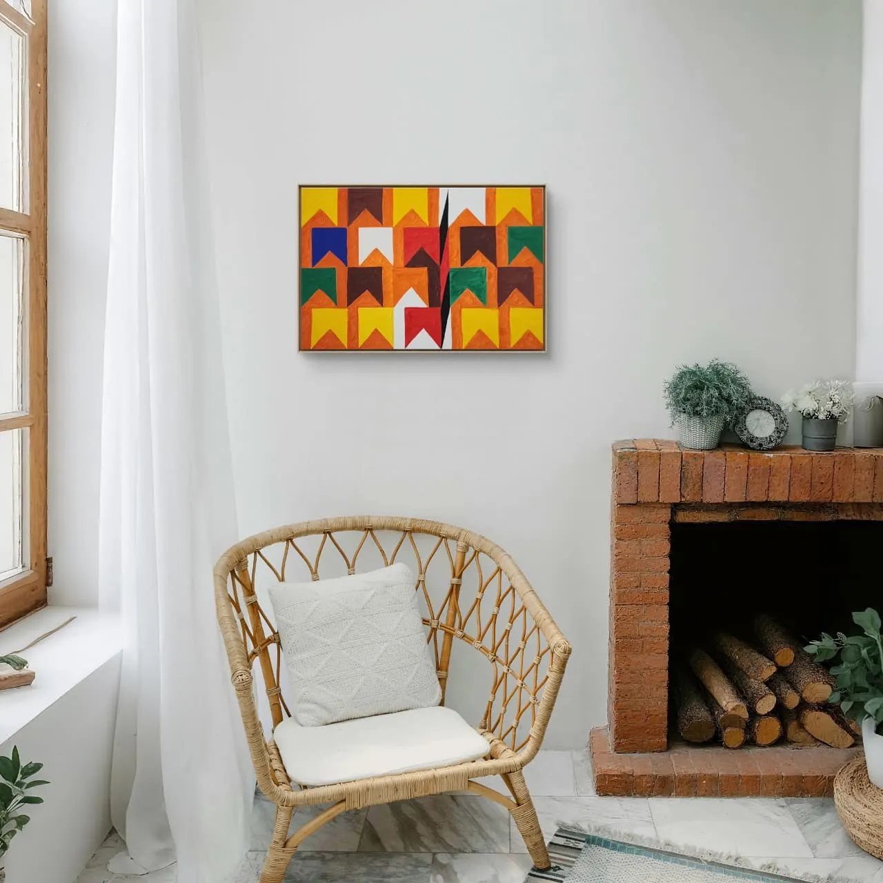 Têmpera Sobre Tela - 40 x 60 - Zi Facella