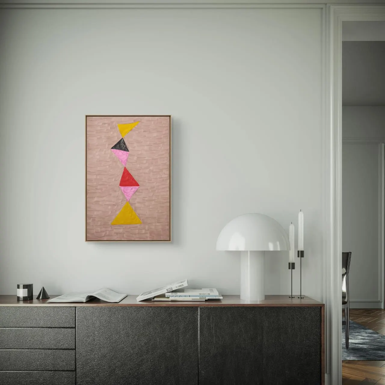 Têmpera Sobre Tela - 60 x 40 - Zi Facella