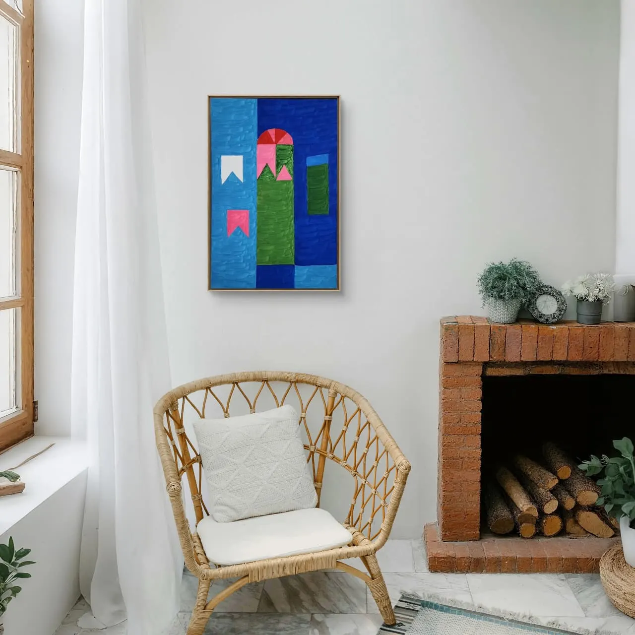 Têmpera Sobre Tela – 60 x 40 – Zi Facella