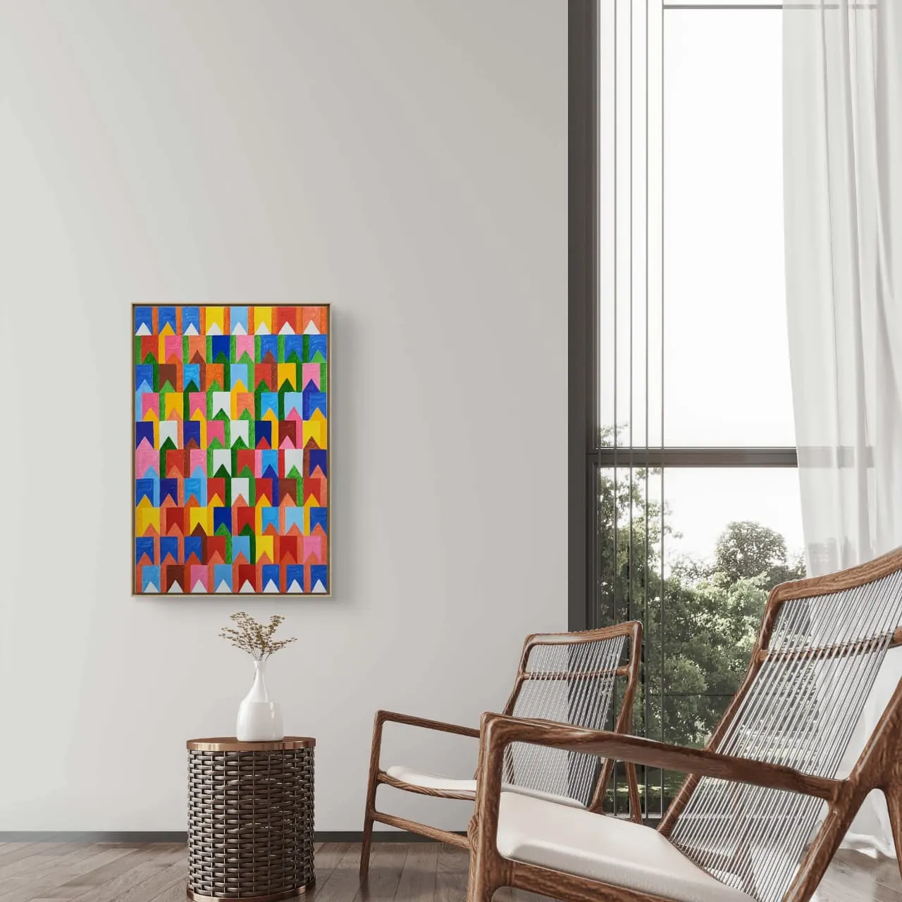 Têmpera Sobre Tela - 120 x 80 - Zi Facella 2025