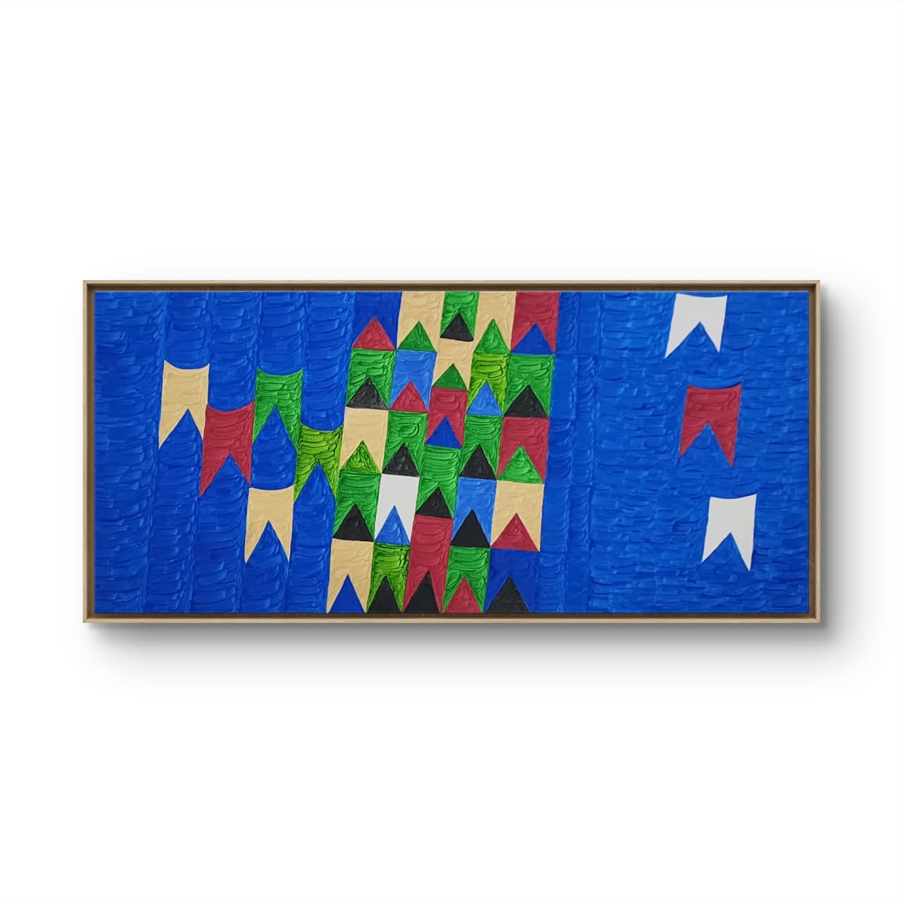 Têmpera Sobre Tela - 60 x 130 - Zi Facella