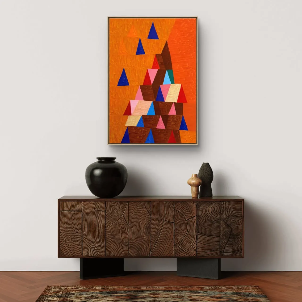 Têmpera Sobre Tela - 100 x 70 - Zi Facella