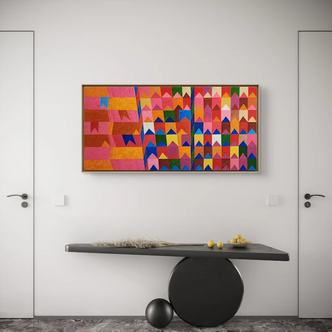 Têmpera Sobre Tela - 70 x 140 - Zi Facella
