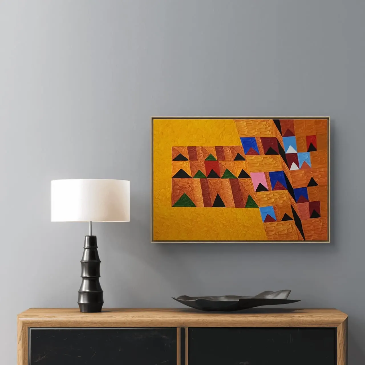 Têmpera Sobre Tela - 70 x 100 - Zi Facella