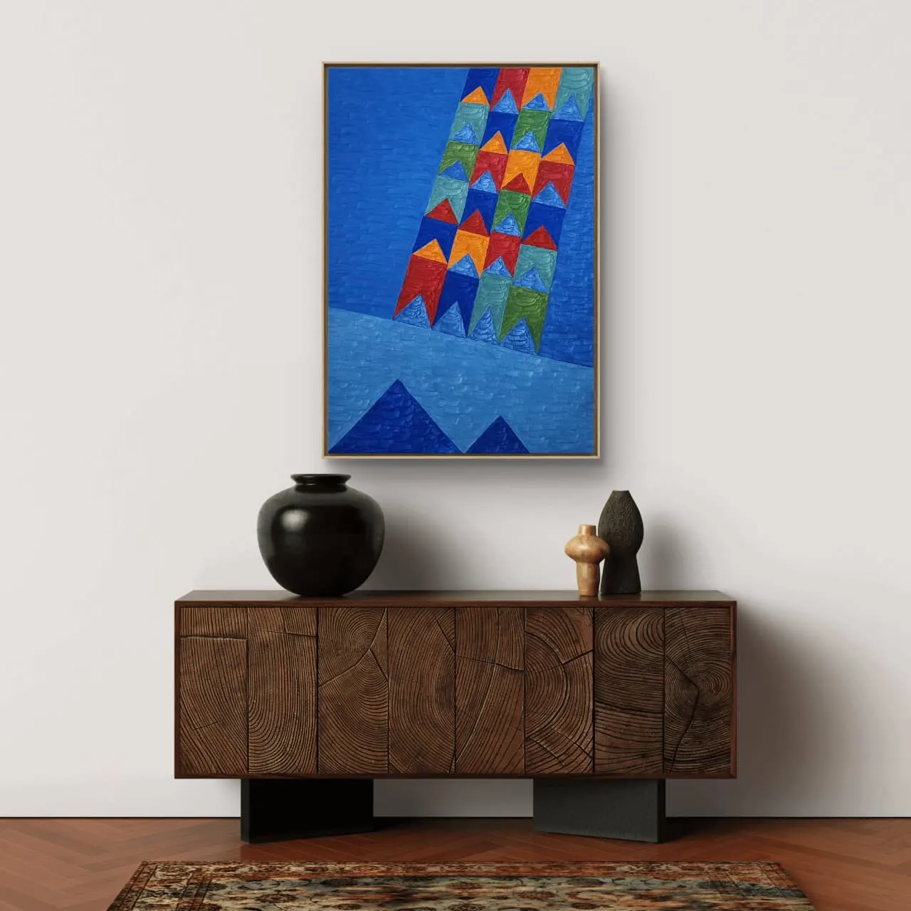 Têmpera Sobre Tela - 100 x 70 - Zi Facella