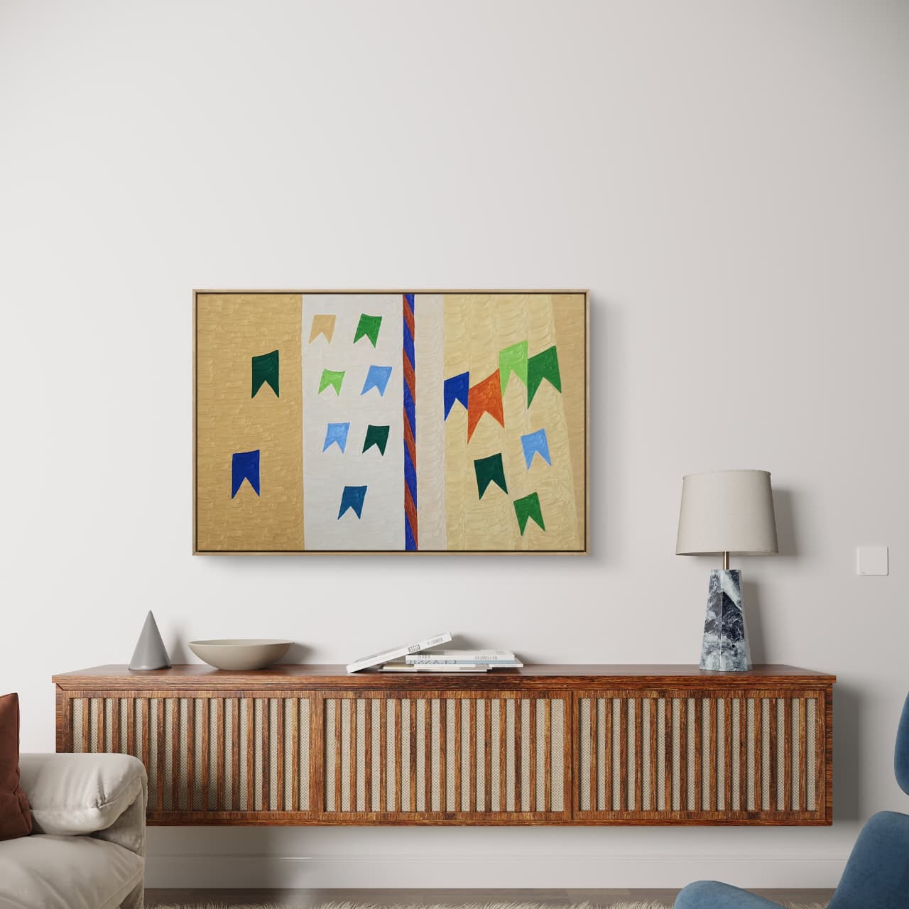 Têmpera Sobre Tela - 80 x 120