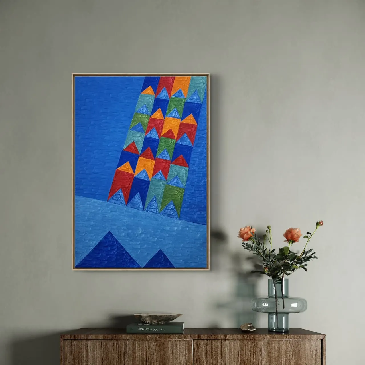 Têmpera Sobre Tela - 100 x 70 - Zi Facella