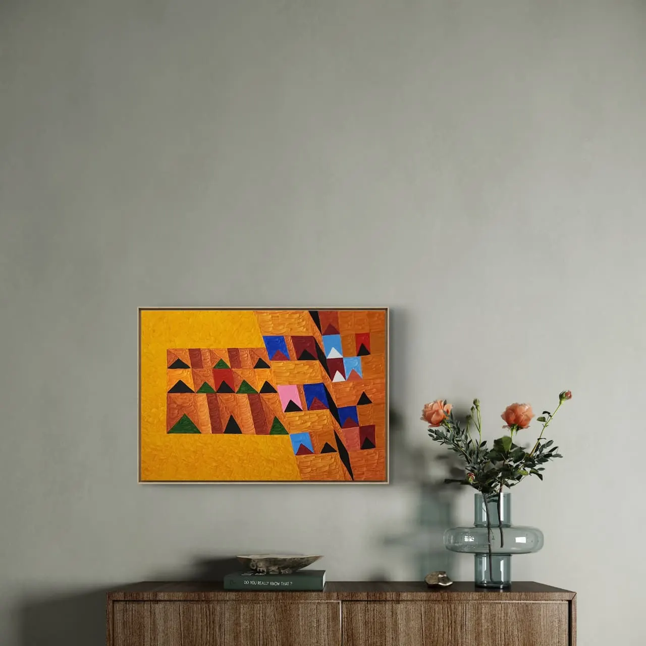 Têmpera Sobre Tela - 70 x 100 - Zi Facella