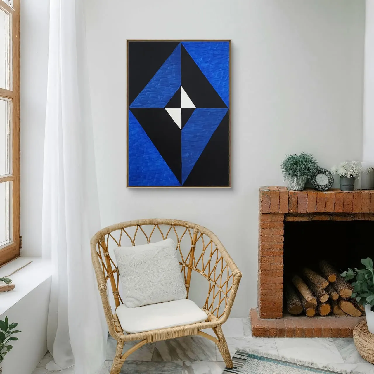 Têmpera Sobre Tela - 85 x 60 - Zi Facella