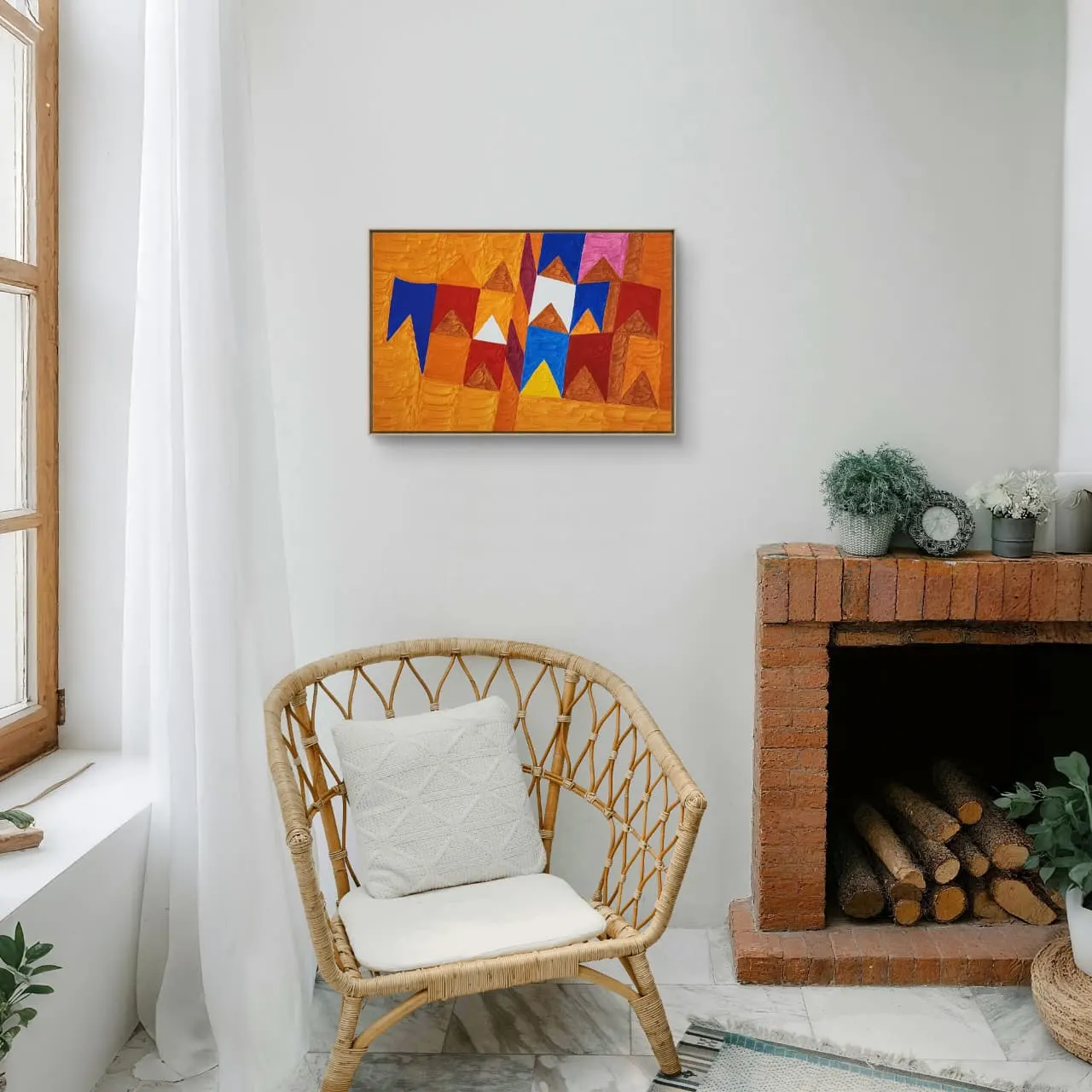 Têmpera Sobre Tela - 40 x 60 - Zi Facella