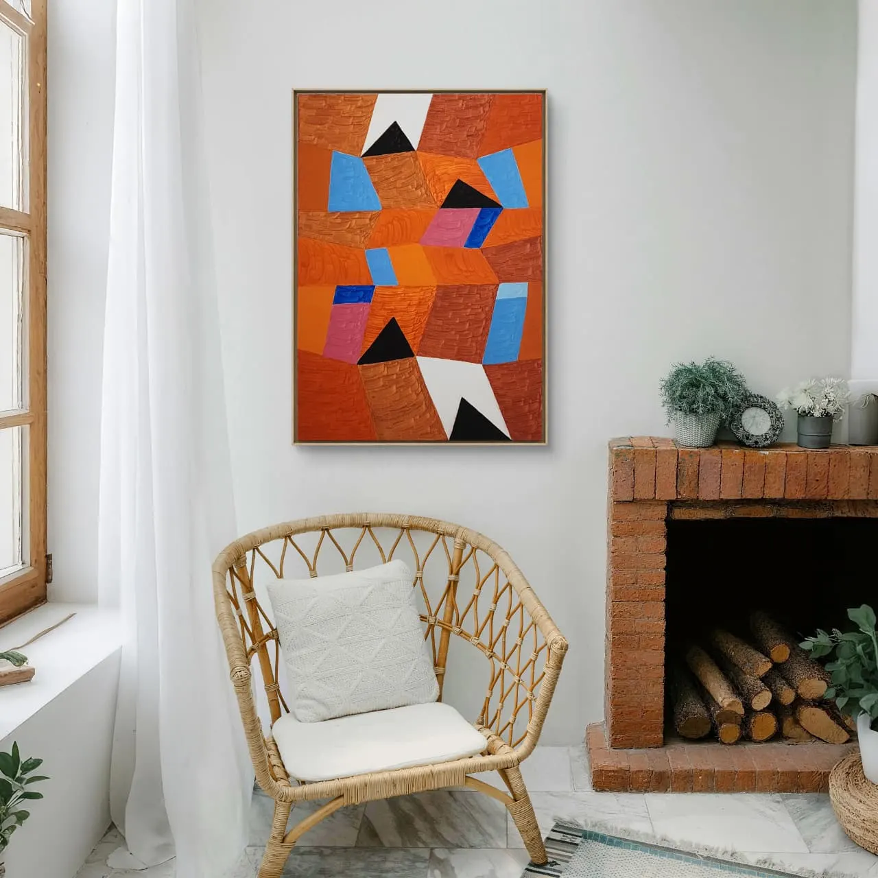 Têmpera Sobre Tela - 85 x 60 - Zi Facella