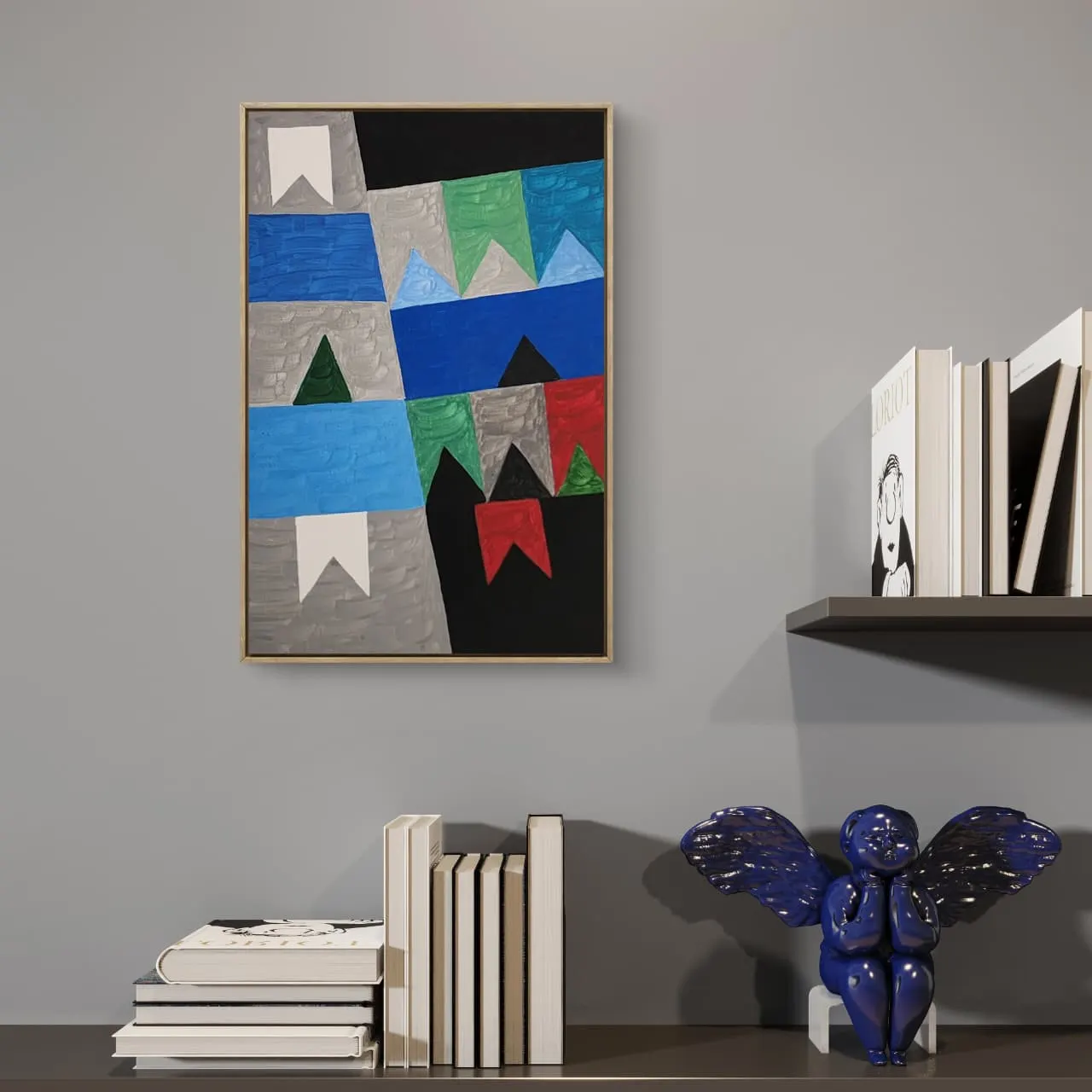 Têmpera Sobre Tela - 60 x 40 - Zi Facella
