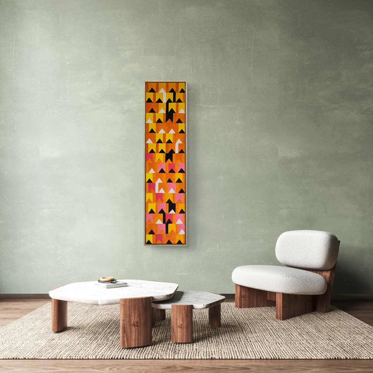 Têmpera Sobre Tela - 160 x 40
