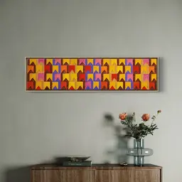 Têmpera Sobre Tela - 40 x 160 - Zi Facella
