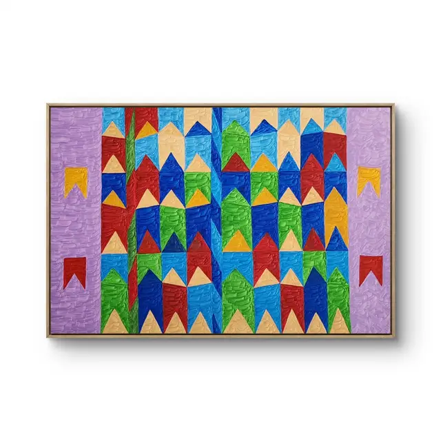 Têmpera Sobre Tela - 80 x 120