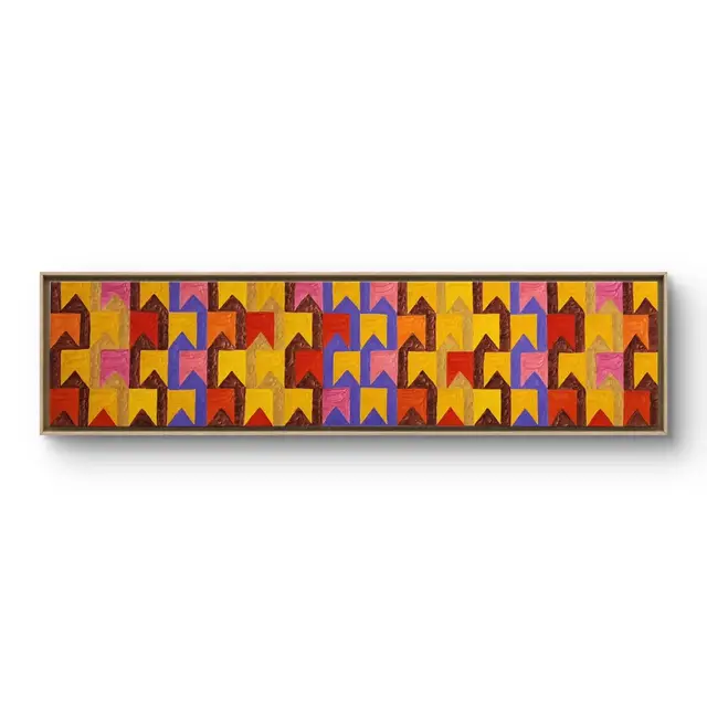 Têmpera Sobre Tela - 40 x 160 - Zi Facella