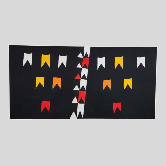 Têmpera Sobre Tela - 70 x 140 - Zi Facella